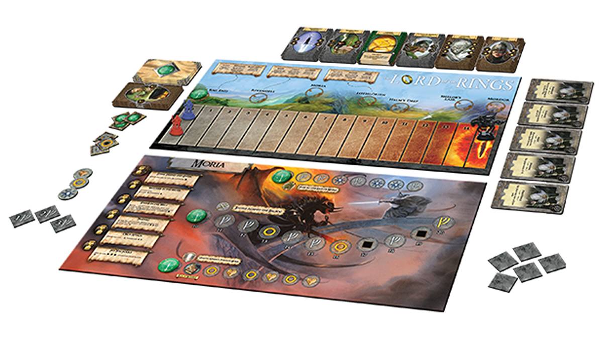 The Lord of the Rings: The Board Game - Anniversary Edition [Board Game, 2-5 Players] Board Game Fantasy Flight Games   