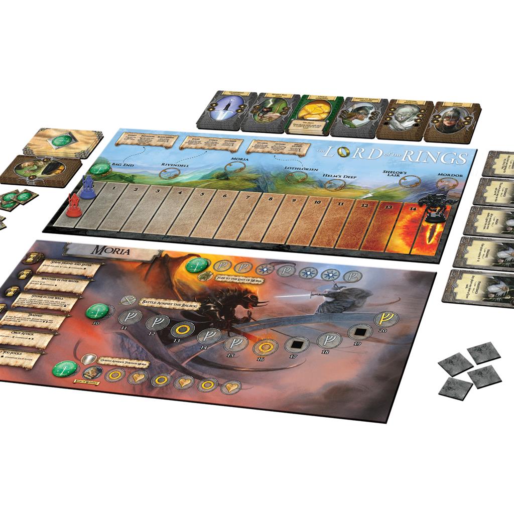 The Lord of the Rings: The Board Game - Anniversary Edition [Board Game, 2-5 Players] Board Game Fantasy Flight Games   