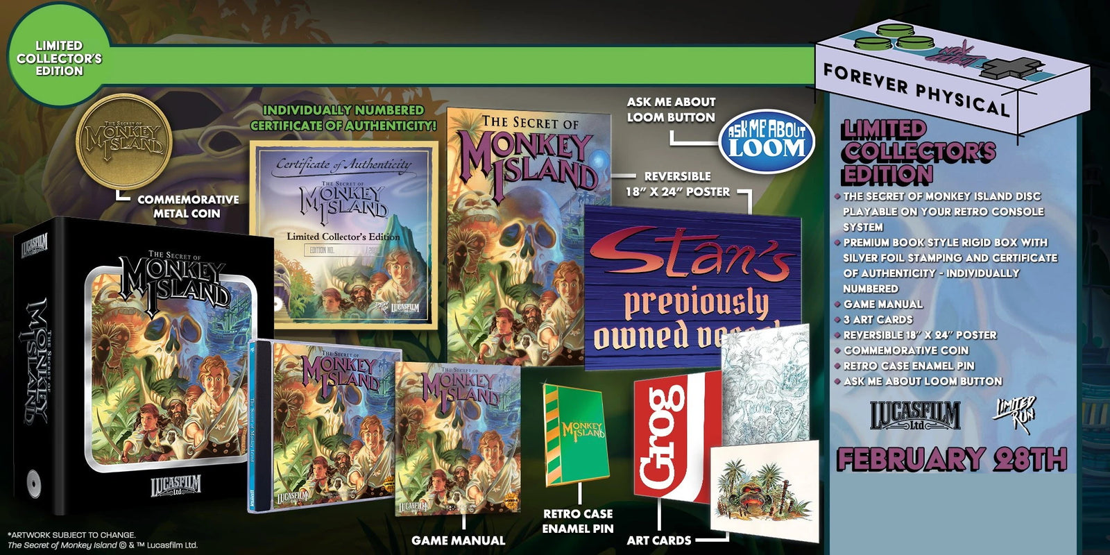 The Secret Of Monkey Island - Premium Edition [Sega CD] Retro Video Game Limited Run Games