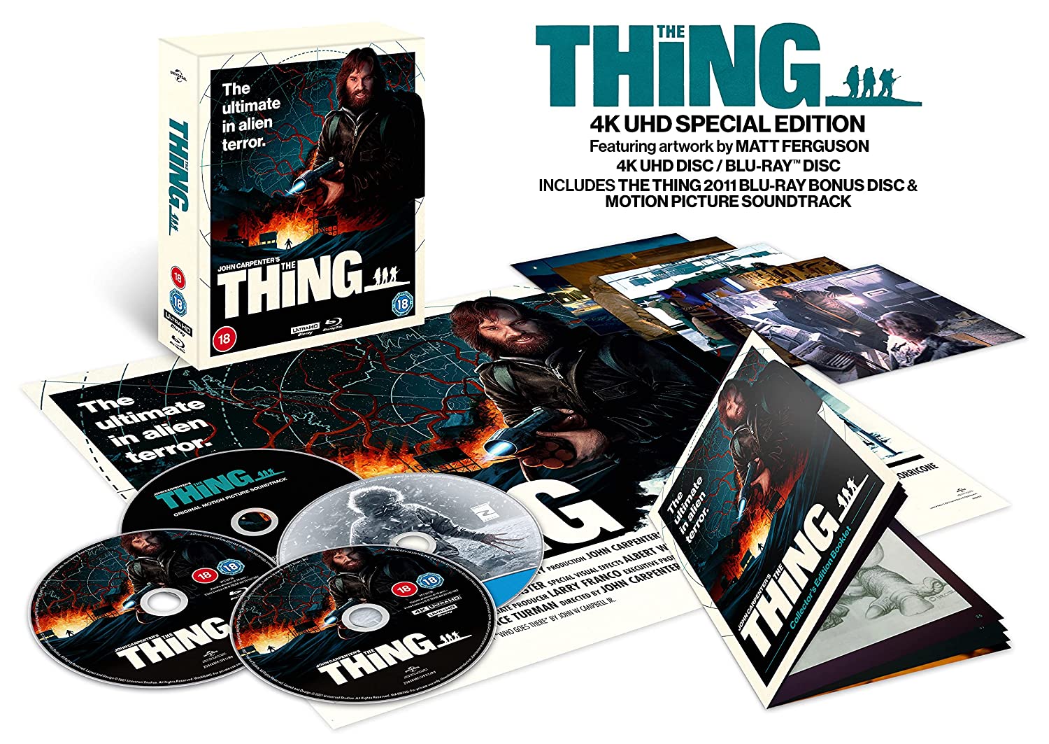 The Thing - Limited Collectors Edition 4K [Blu-ray + 4K UHD Box Set] DVDs & Blu-Rays Universal Studios   
