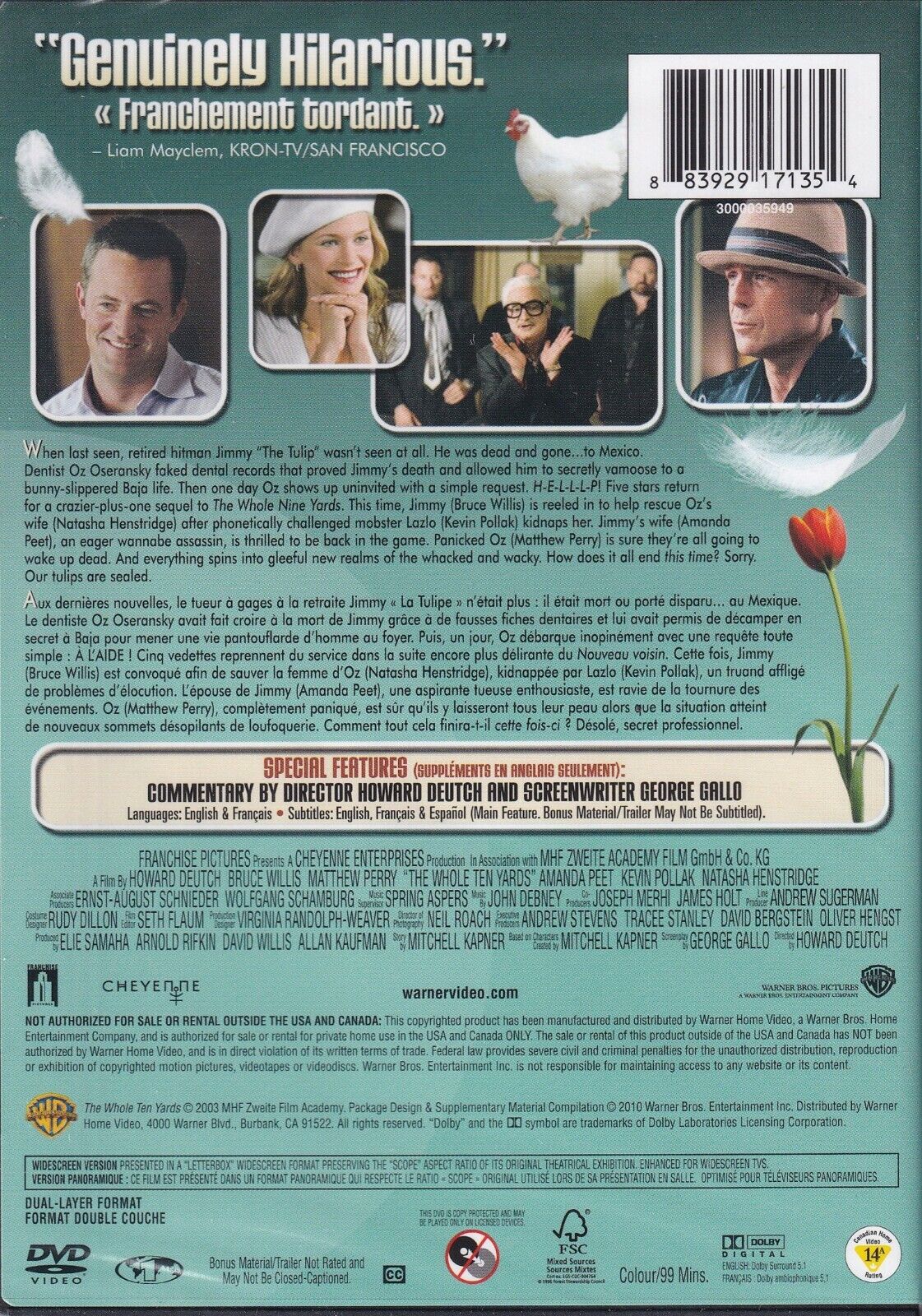 The Whole Ten Yards [DVD] DVDs & Blu-Rays Warner Bros.   