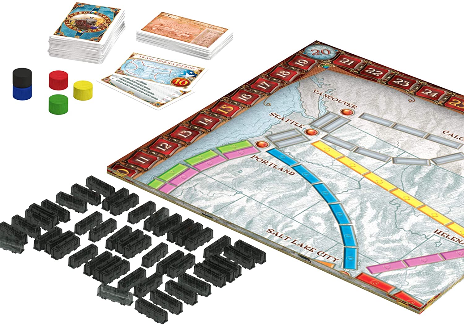 Ticket to Ride - 15th Anniversary Edition [Board Game, 2-5 Players] Board Game Asmodee   