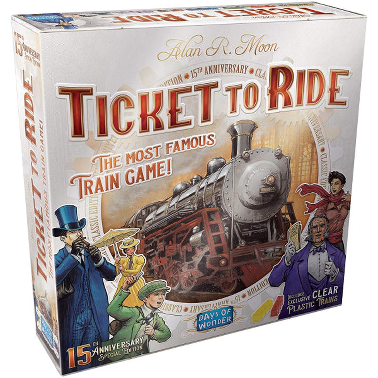 Ticket to Ride - 15th Anniversary Edition [Board Game, 2-5 Players] Board Game Asmodee   