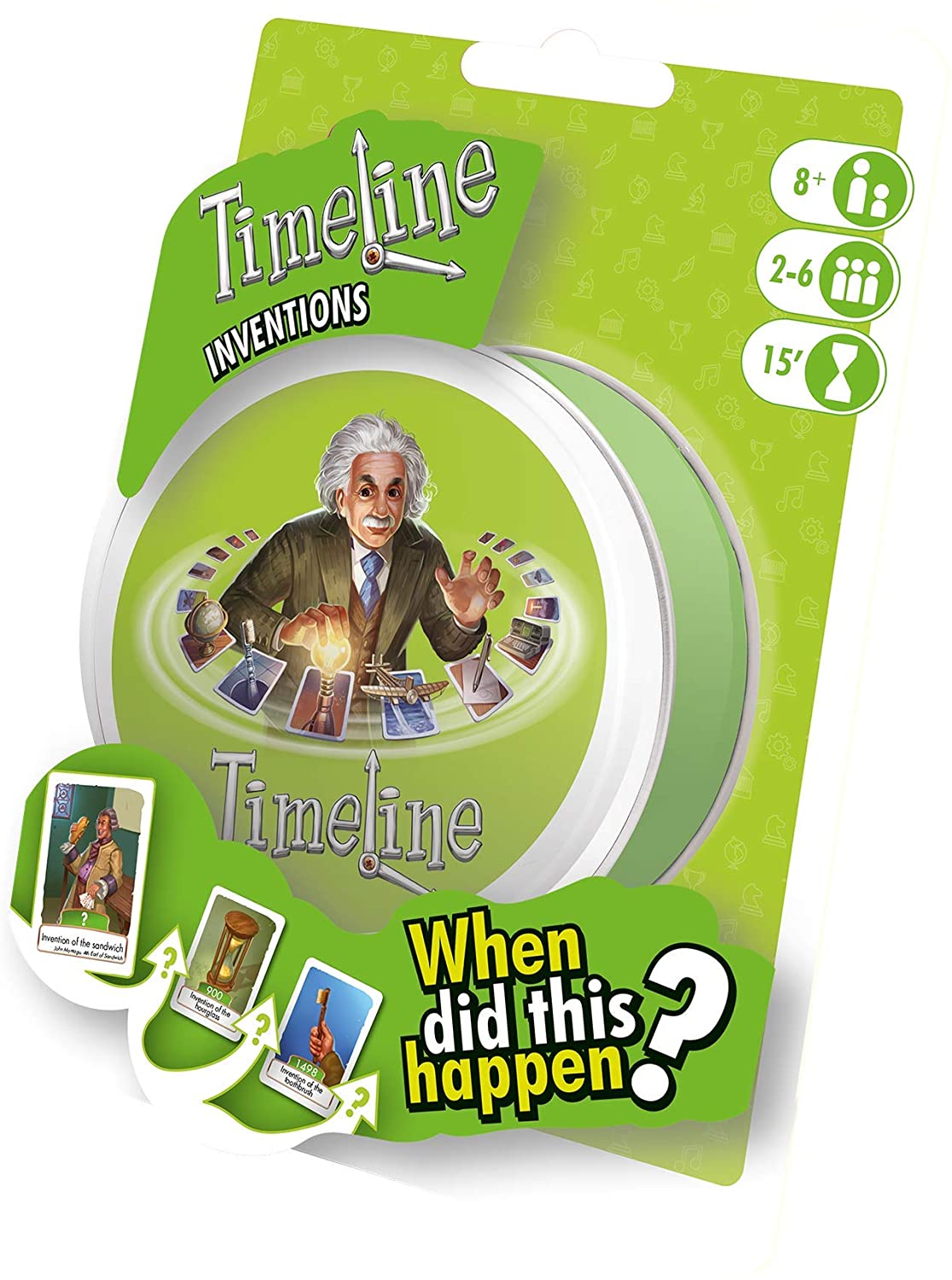 Timeline: Inventions Card Game Asmodee   