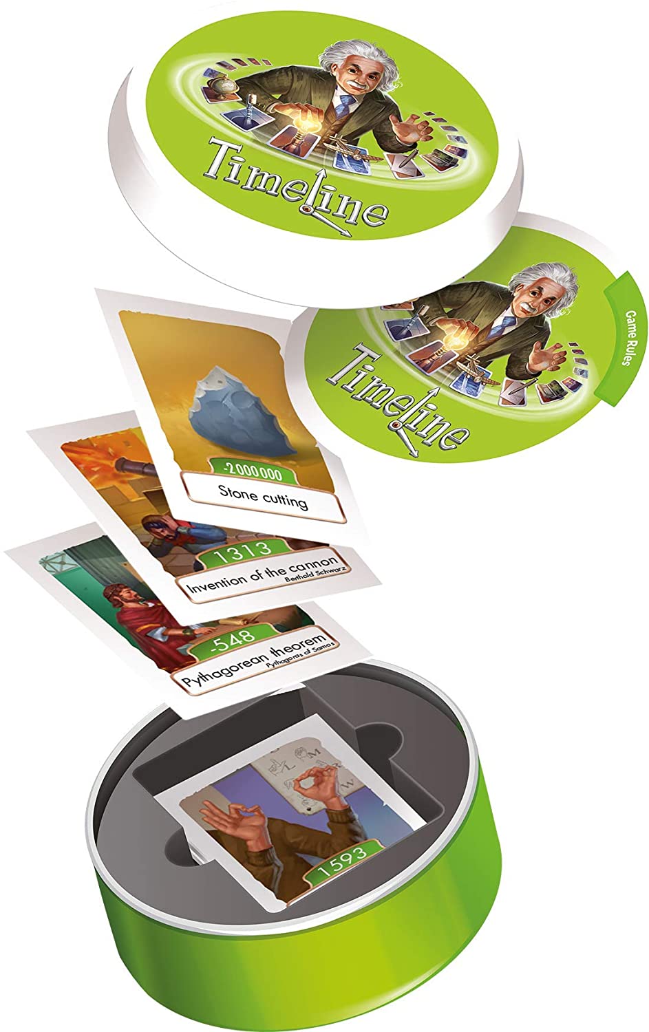 Timeline: Inventions Card Game Asmodee   