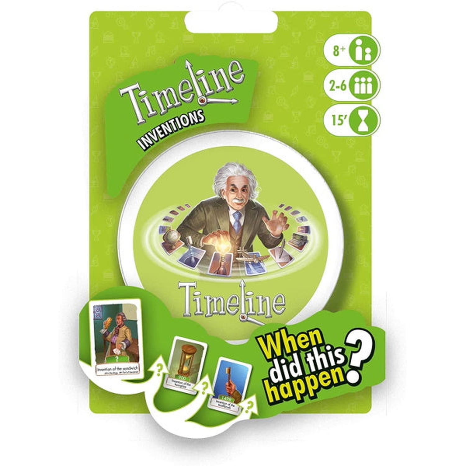 Timeline: Inventions Card Game Asmodee   