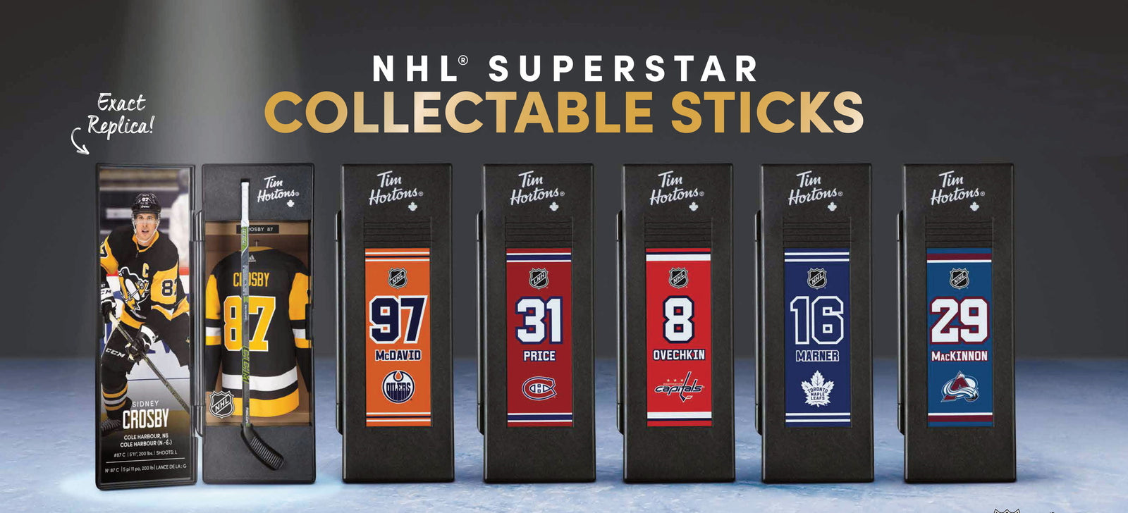 Tim Hortons NHL Superstar  Mini-Sticks - Alexander Ovechkin [Collectible] House & Home Tim Hortons   