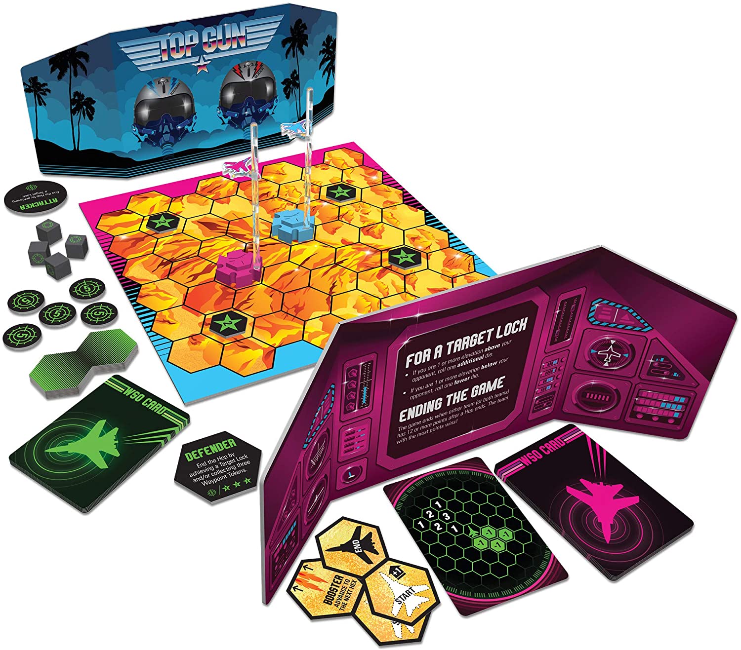 Top Gun Strategy Game [Board Game, 2-4 Players] Board Game Mixlore   