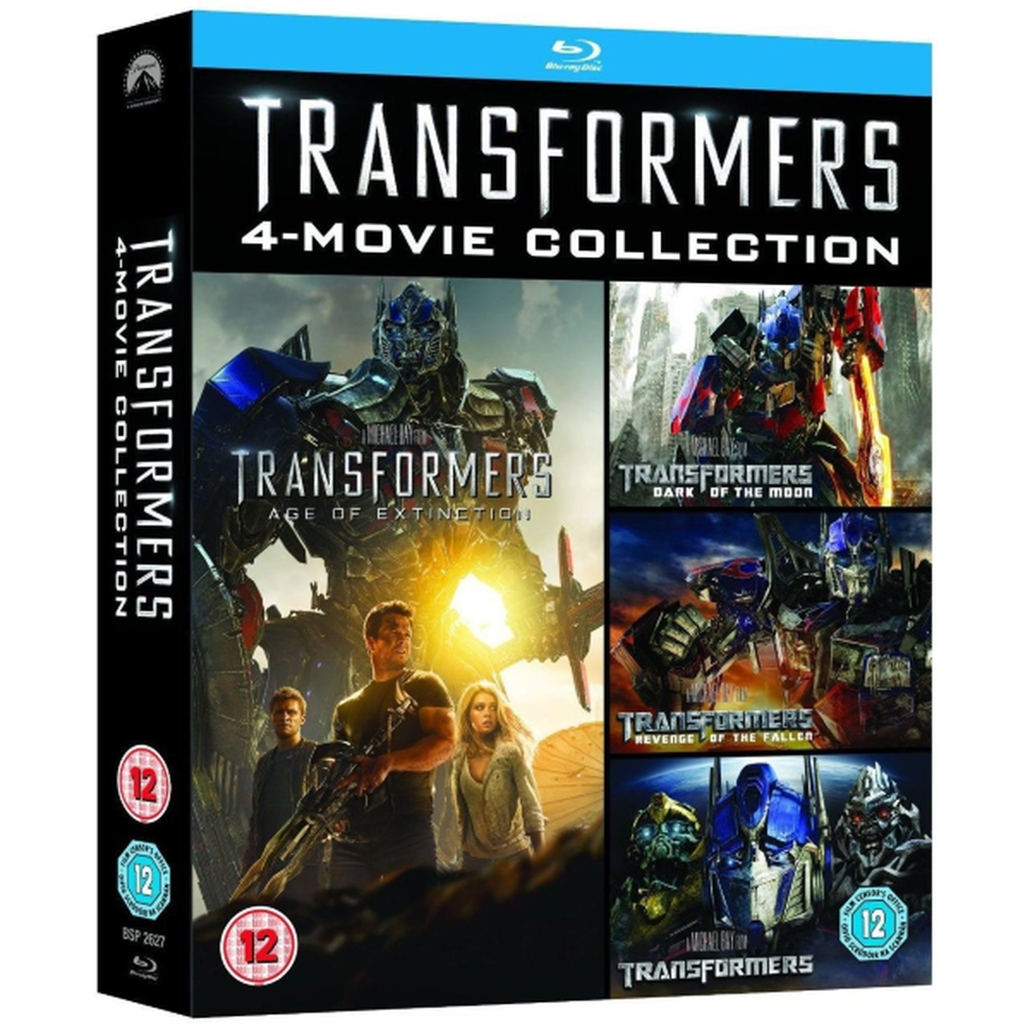 Transformers: 4-Movie Collection [Blu-Ray Box Set] DVDs & Blu-Rays Paramount Pictures   