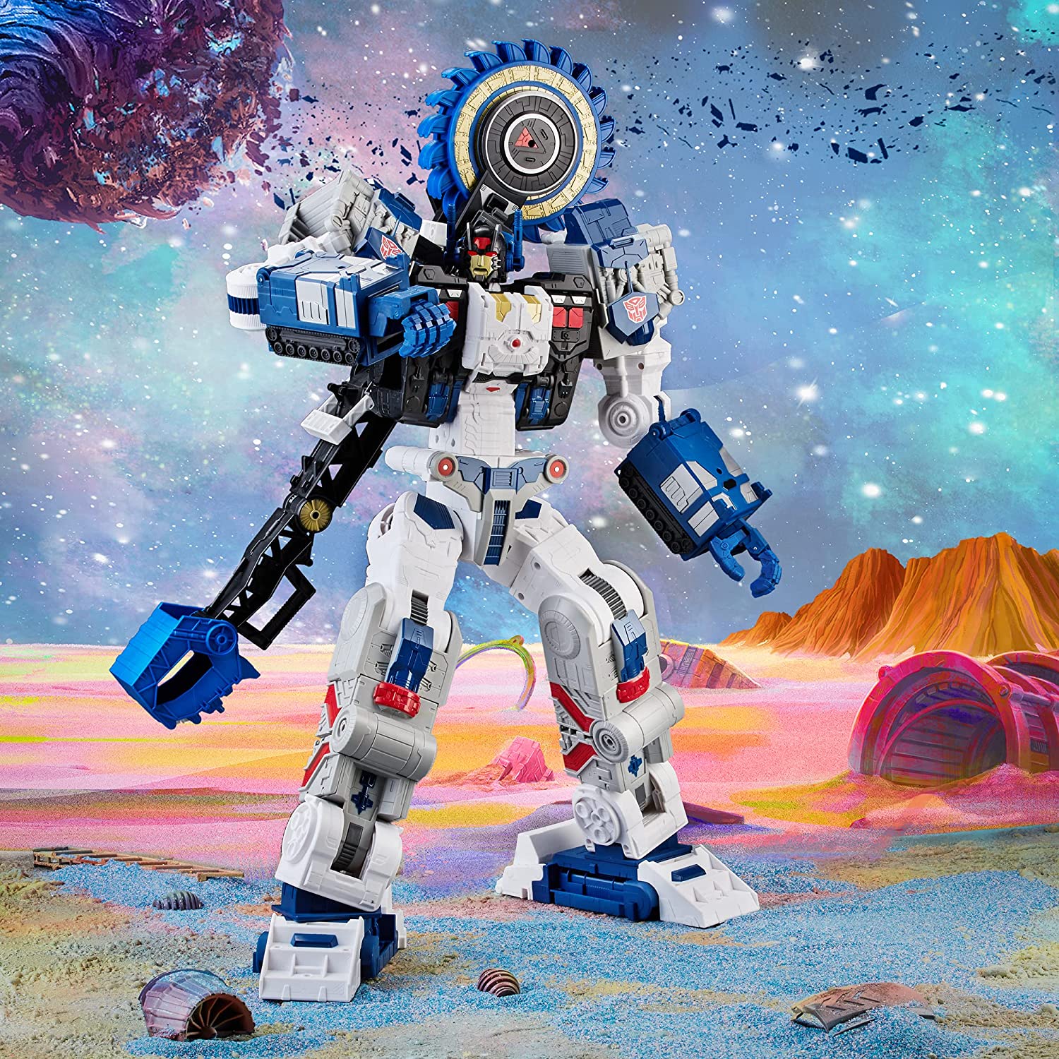 Transformers Generations Legacy Series Titan Cybertron Universe Metroplex 22" Action Figure Toys & Games Hasbro