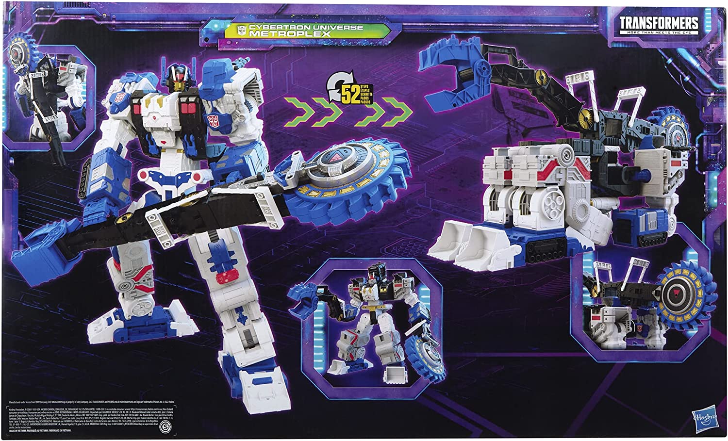 Transformers Generations Legacy Series Titan Cybertron Universe Metroplex 22" Action Figure Toys & Games Hasbro