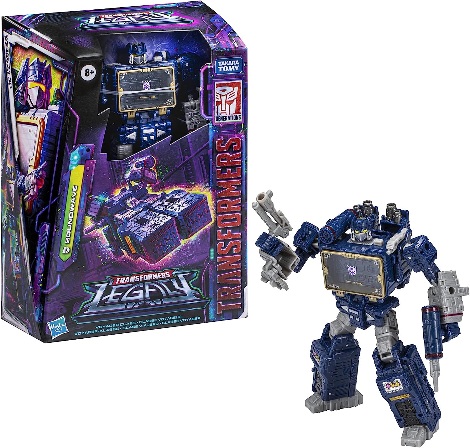 Transformers Generations Legacy Voyager Soundwave 7" Action Figure Toys & Games Hasbro