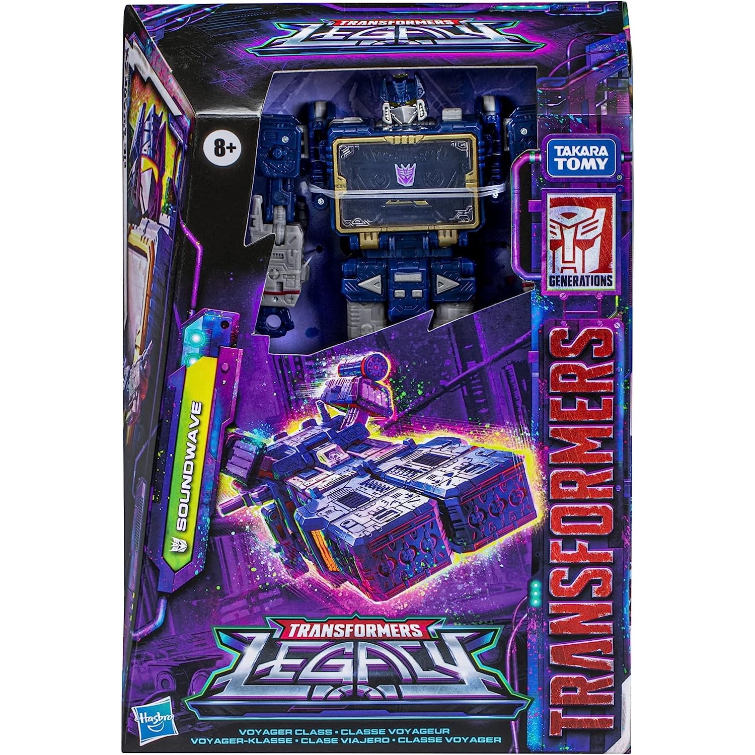 Transformers Generations Legacy Voyager Soundwave 7" Action Figure Toys & Games Hasbro