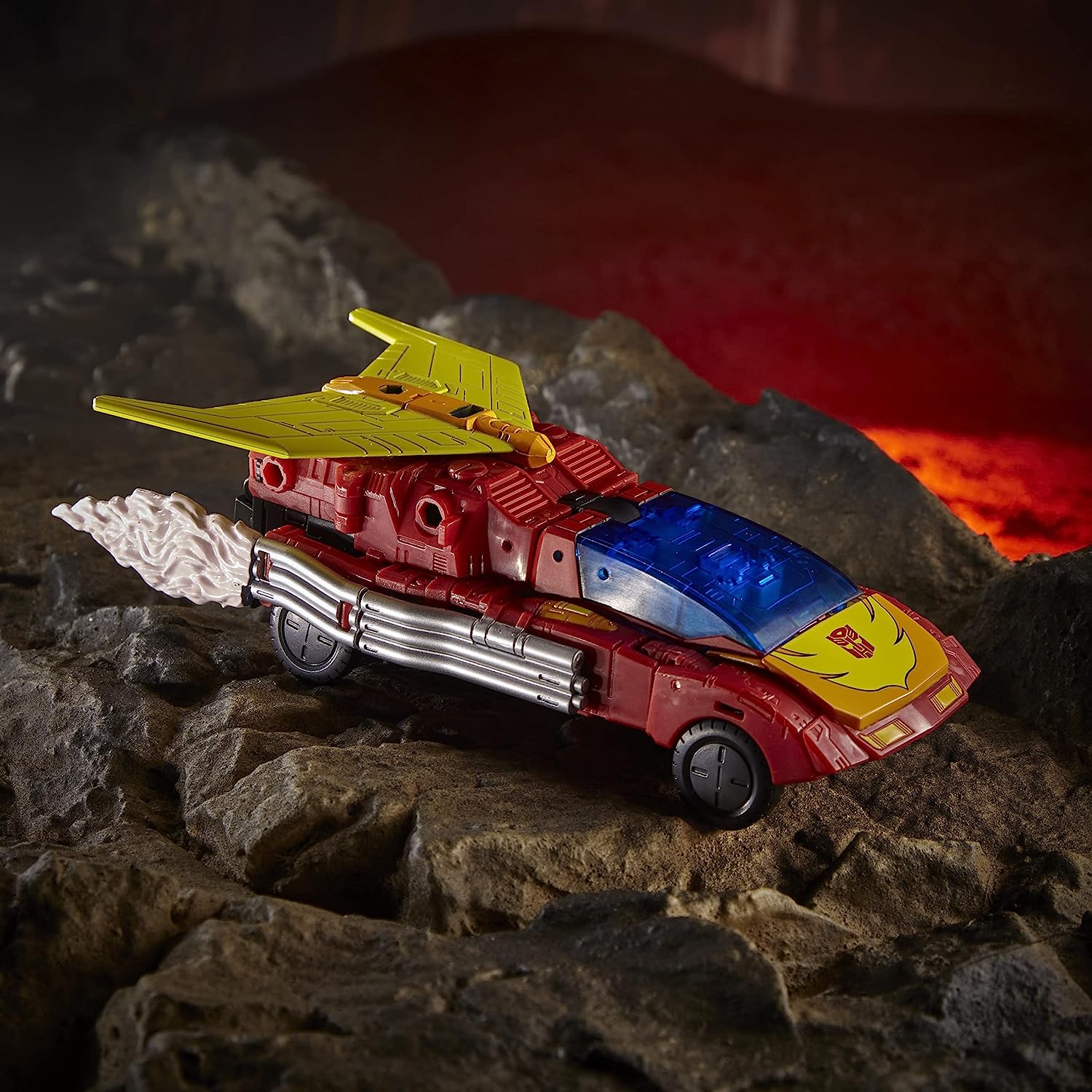 Transformers Generations War for Cybertron: Kingdom Commander WFC-K29 Rodimus Prime with Trailer 7.5" Action Figure Toys & Games Hasbro