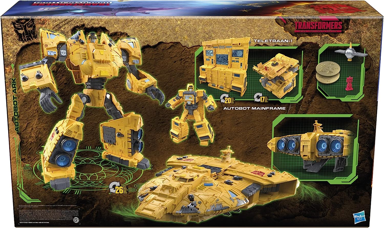 Transformers Generations War for Cybertron: Kingdom Titan WFC-K30 Autobot Ark 19" Action Figure Toys & Games Hasbro
