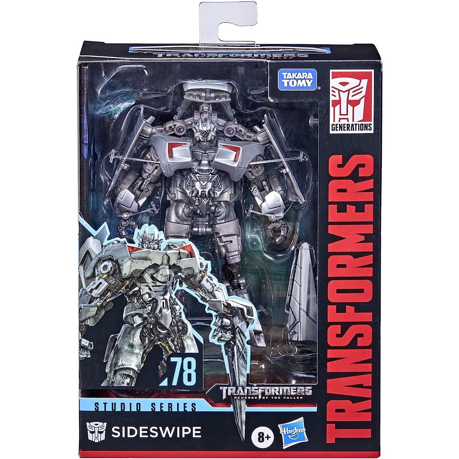 Transformers Studio Series 78 Deluxe Class Transformers: Revenge of the Fallen Sideswipe 4.5" Action Figure Toys & Games Hasbro