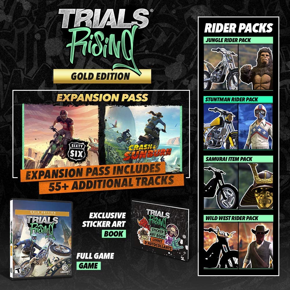 Trials Rising - Gold Edition [Xbox One] Xbox One Video Game Ubisoft   