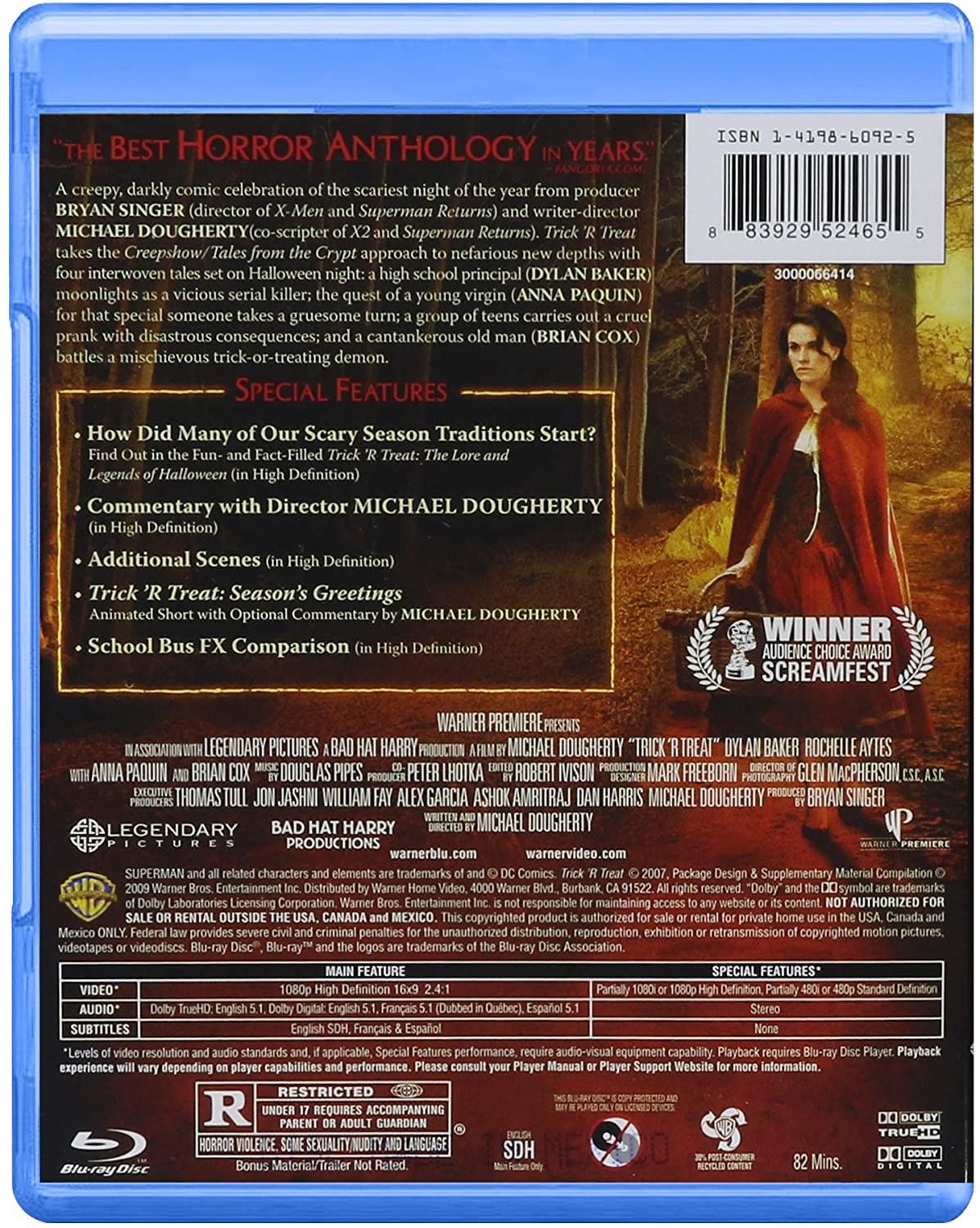 Trick 'r Treat [Blu-ray] DVDs & Blu-Rays Warner Bros.   
