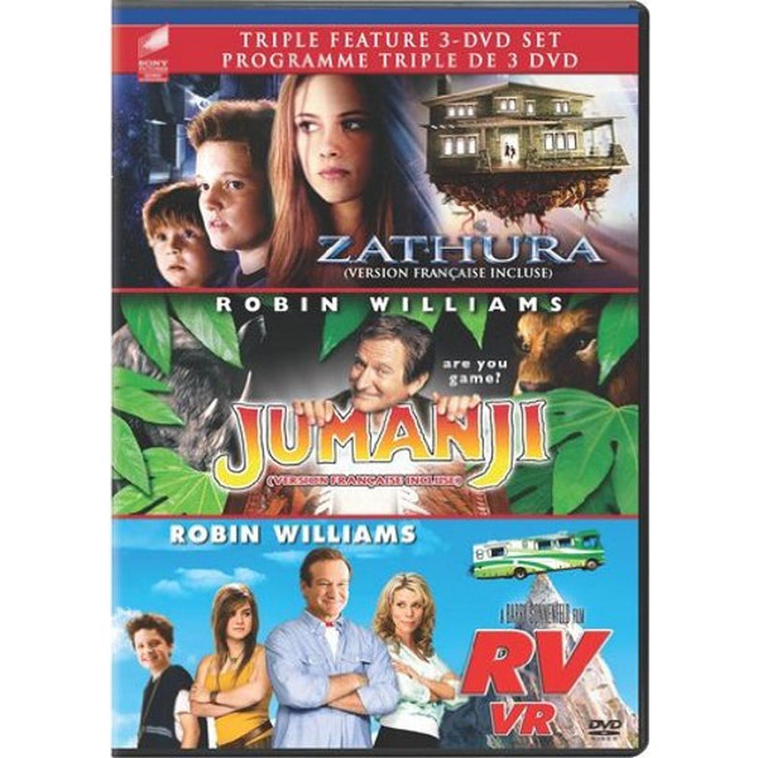 Triple Feature: Zathura / Jumanji / RV [DVD Box Set] DVDs & Blu-Rays Sony Pictures