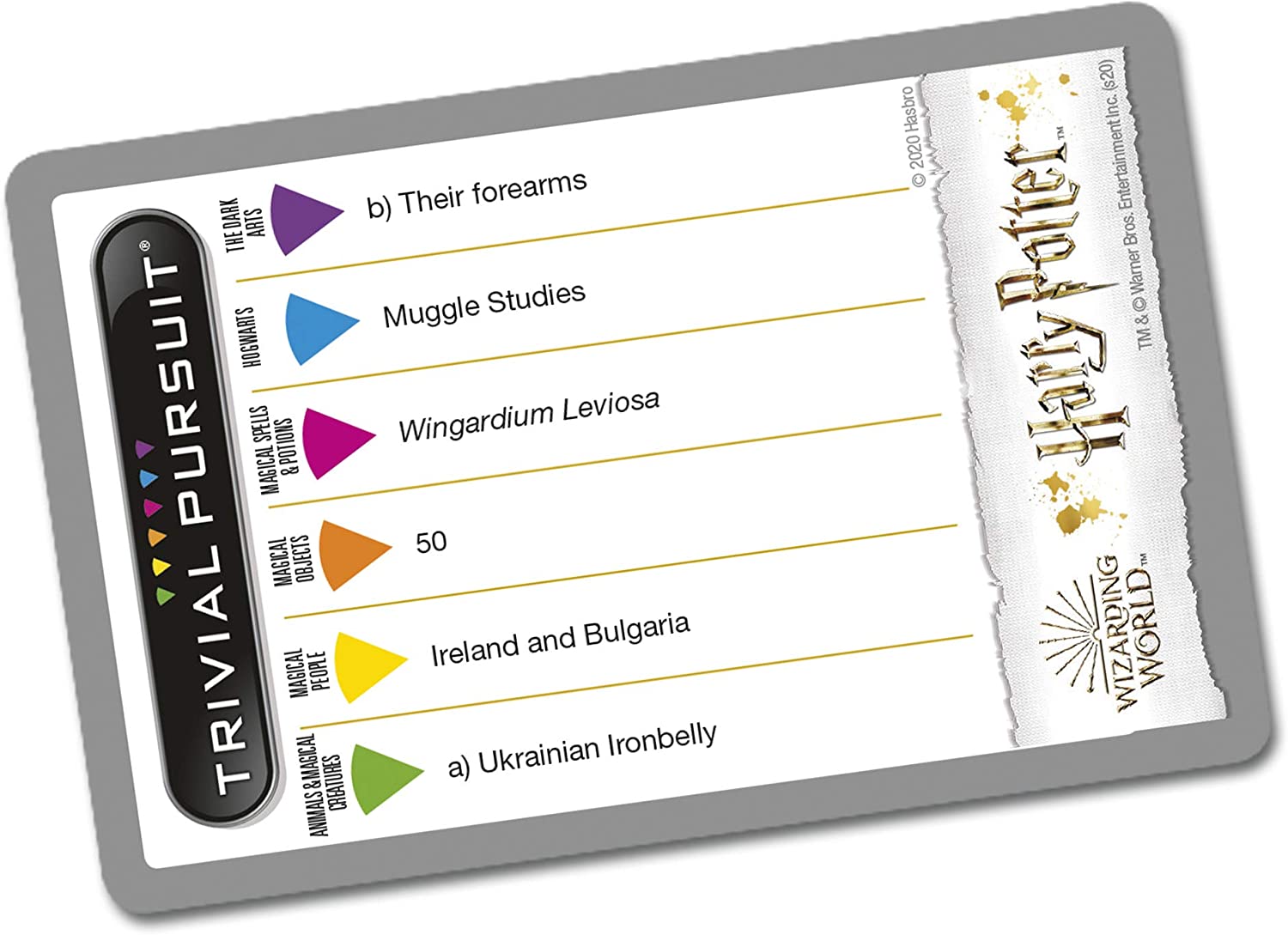 Trivial Pursuit: Wizarding World Harry Potter Edition [Board Game, 2+Players] Board Game Hasbro   