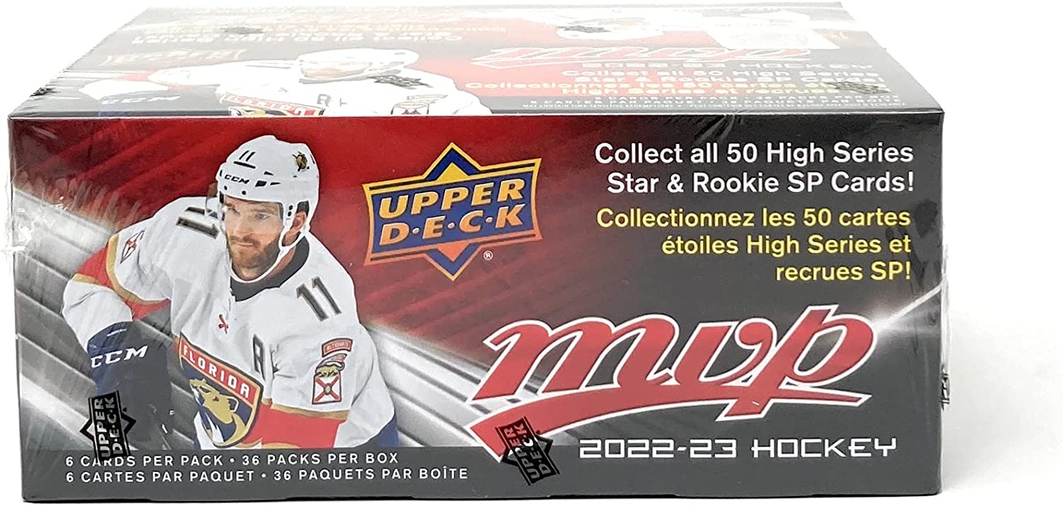 Upper Deck: 2022-23 MVP Hockey Card Retail Box - 36 Packs Card Game Upper Deck