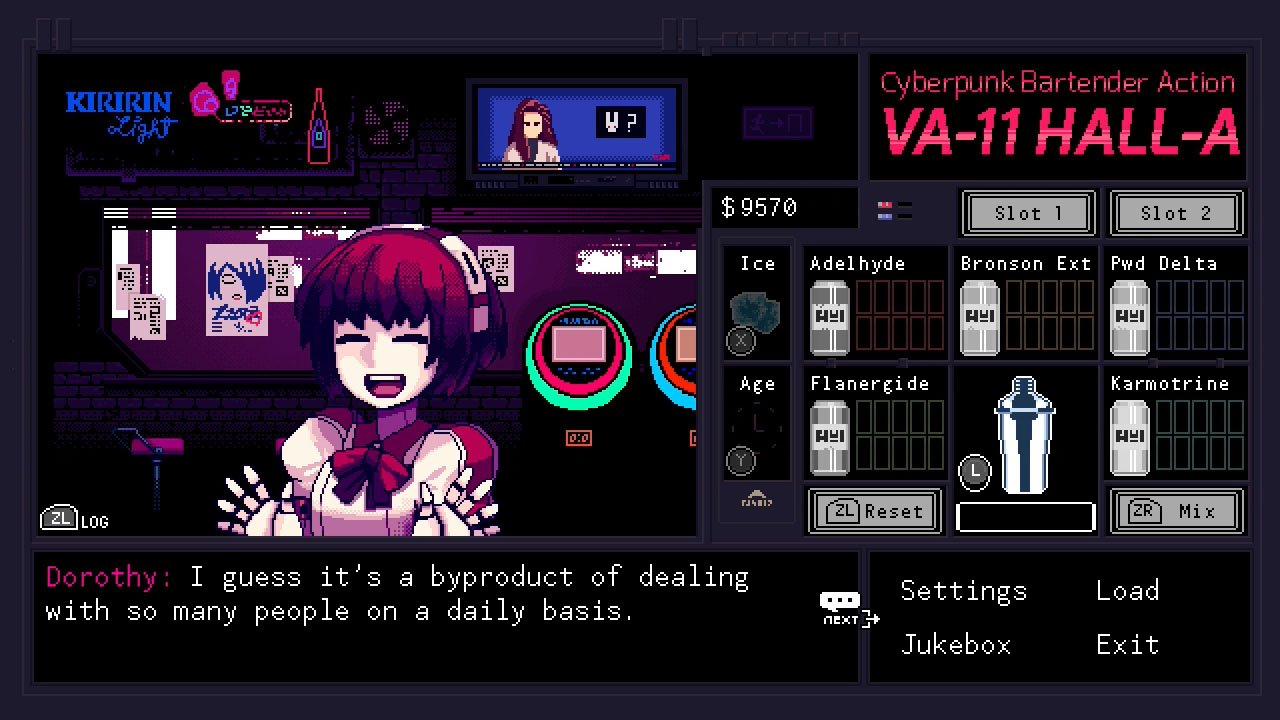 VA-11 Hall-A: Cyberpunk Bartender Action - Collector's Edition - Limited Run #053 [Nintendo Switch] Nintendo Switch Video Game Limited Run Games   