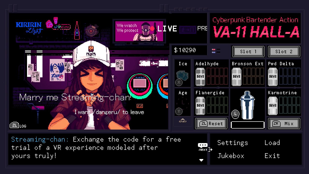 VA-11 Hall-A: Cyberpunk Bartender Action - Collector's Edition - Limited Run #053 [Nintendo Switch] Nintendo Switch Video Game Limited Run Games   