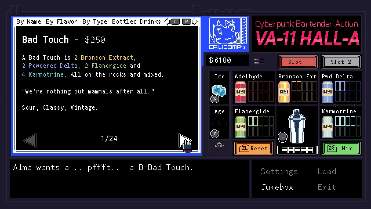 VA-11 Hall-A: Cyberpunk Bartender Action - Collector's Edition - Limited Run #053 [Nintendo Switch] Nintendo Switch Video Game Limited Run Games   