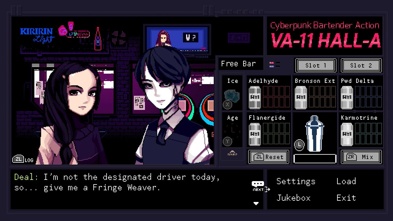 VA-11 Hall-A: Cyberpunk Bartender Action - Collector's Edition - Limited Run #053 [Nintendo Switch] Nintendo Switch Video Game Limited Run Games   