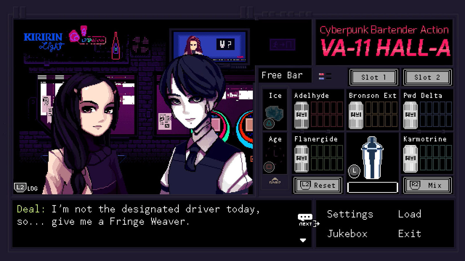 VA-11 Hall-A: Cyberpunk Bartender Action - Collector's Edition - Limited Run #314 [PlayStation 4] PlayStation 4 Video Game Limited Run Games   