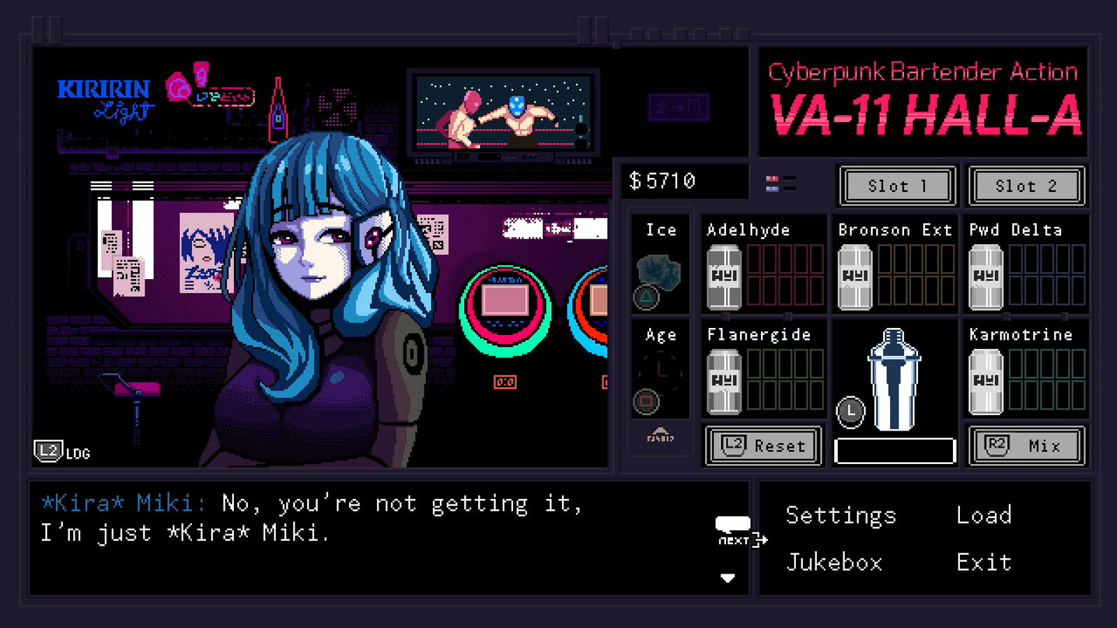 VA-11 Hall-A: Cyberpunk Bartender Action - Collector's Edition - Limited Run #314 [PlayStation 4] PlayStation 4 Video Game Limited Run Games   