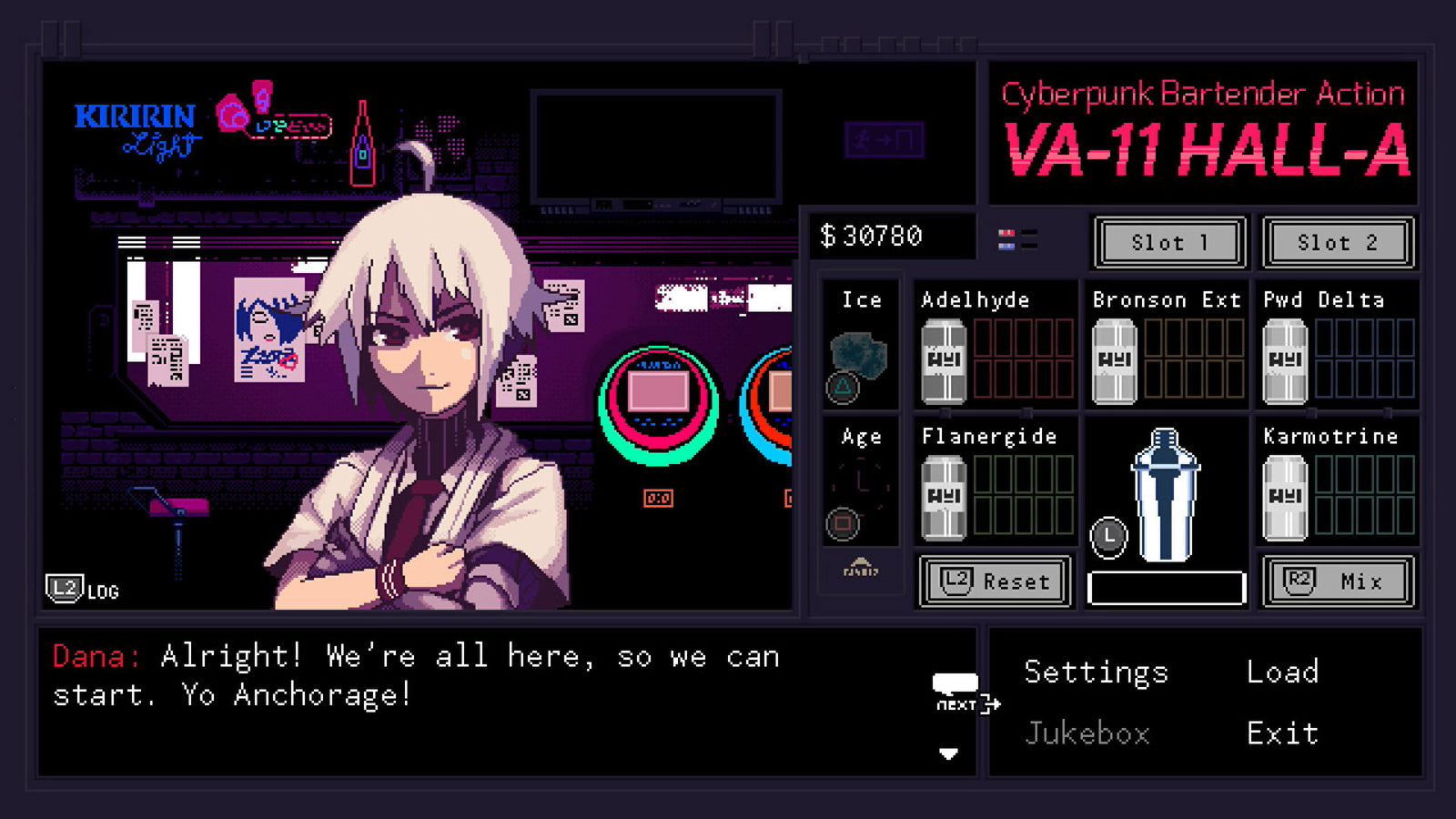 VA-11 Hall-A: Cyberpunk Bartender Action - Collector's Edition - Limited Run #314 [PlayStation 4] PlayStation 4 Video Game Limited Run Games   