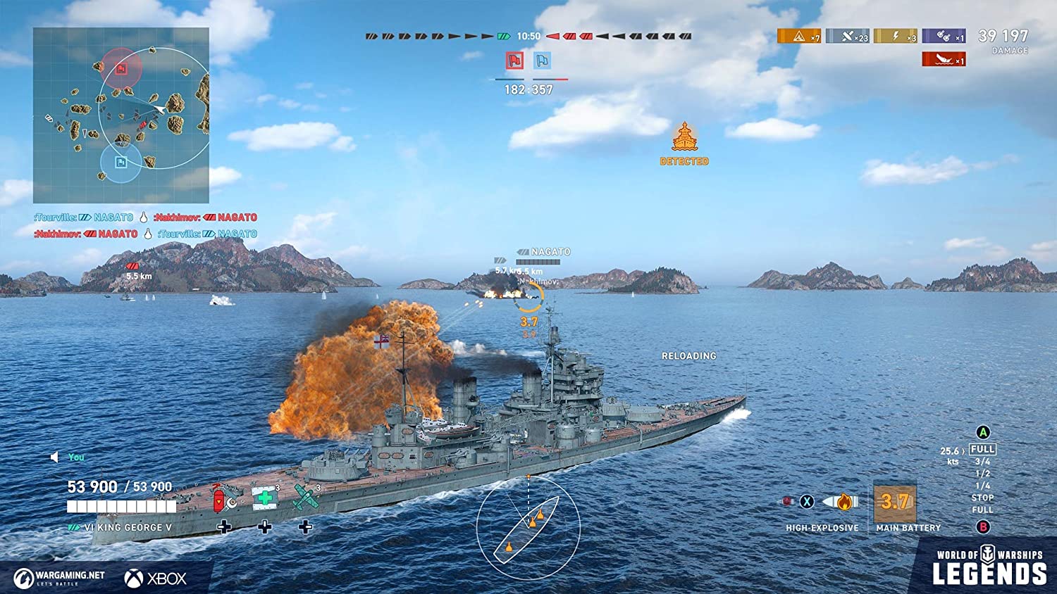 World of Warships: Legends - Firepower Deluxe Edition [Xbox One] Xbox One Video Game Gearbox Publishing   