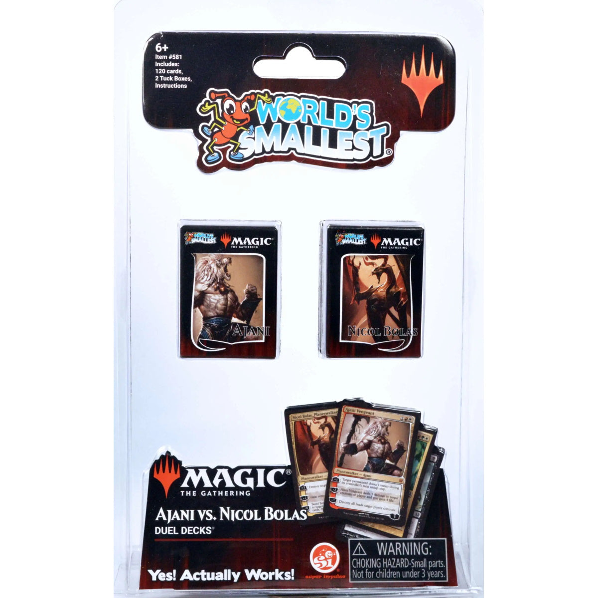 World's Smallest Magic: The Gathering - Ajani vs. Nicol Bolas Series 2 Toys & Games World's Smallest