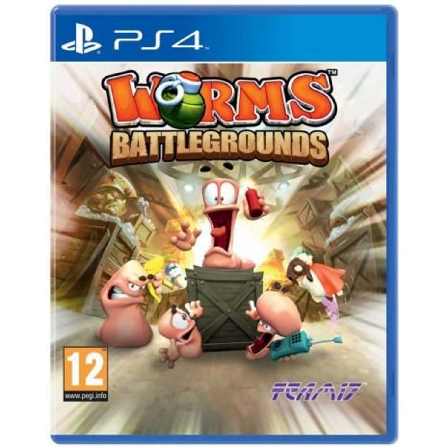 Worms Battlegrounds [PlayStation 4] PlayStation 4 Video Game Team17   