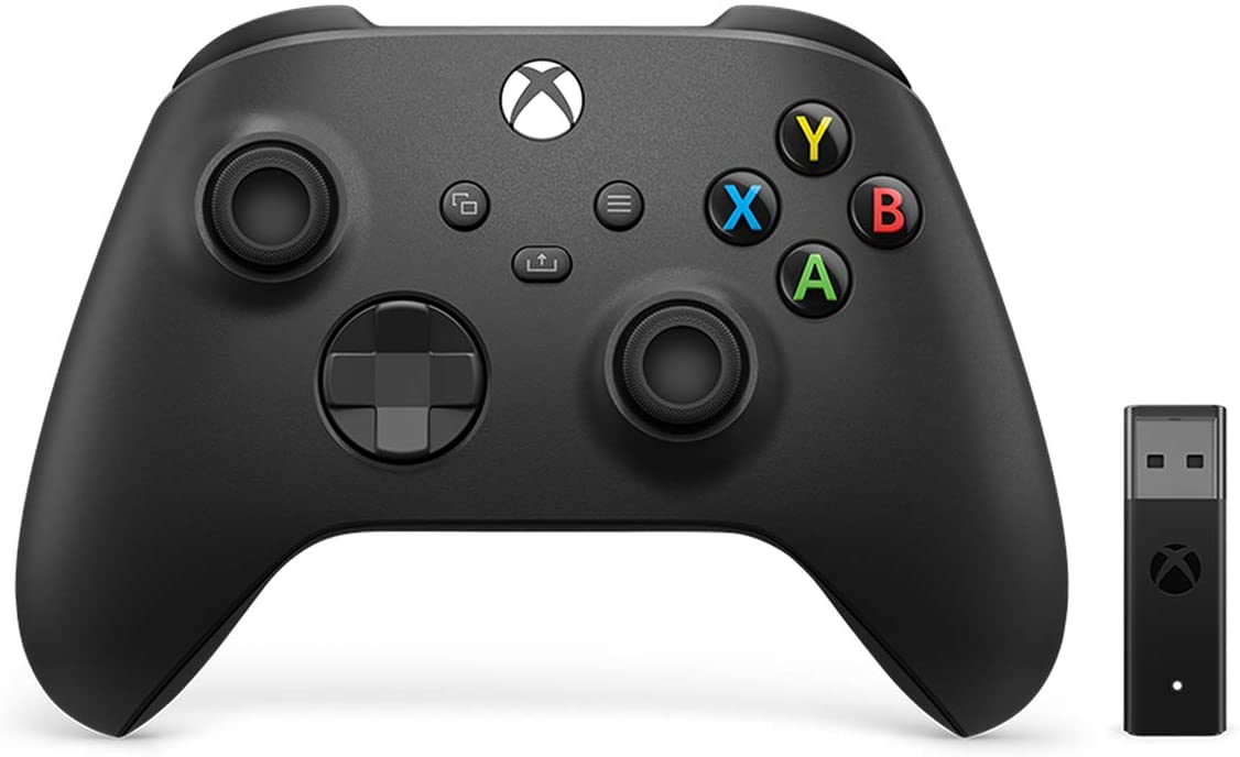 Xbox Wireless Controller + Wireless Adapter for Windows 10 [Xbox Series X/S + Xbox One Accessory] Xbox One Accessories Microsoft   