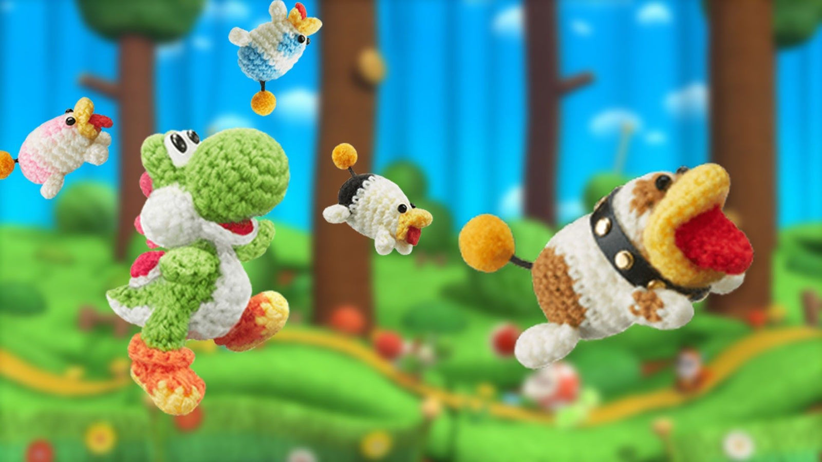 Yoshi's Woolly World + Green Yarn Yoshi Amiibo [Nintendo Wii U] Nintendo Wii U Video Game Nintendo   