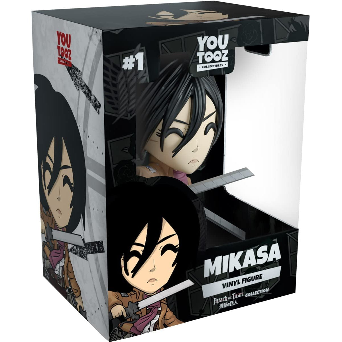 Youtooz: Attack on Titan Collection [Mikasa] AoT Vinyl Figure #1 Toys & Games Youtooz