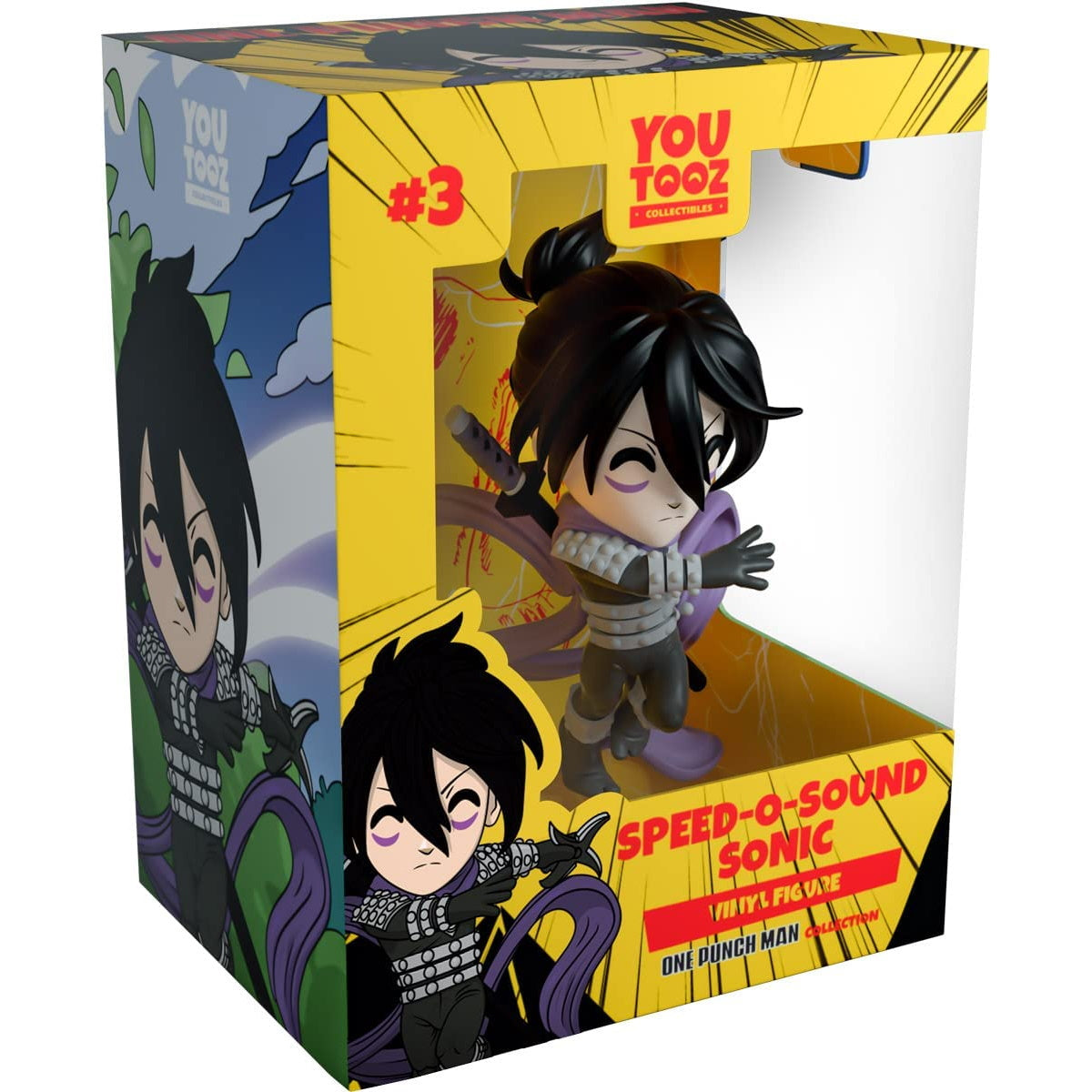 Youtooz: One Punch Man Collection [Speed-O-Sound Sonic] Vinyl Figure #3 Toys & Games Youtooz