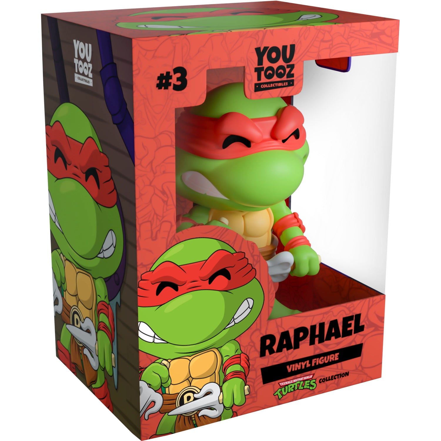 Youtooz: Teenage Mutant Ninja Turtles Collection [Raphael] TMNT Vinyl Figure #3 Toys & Games Youtooz
