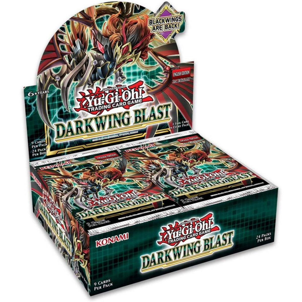 Yu-Gi-Oh! TCG: Darkwing Blast Booster Box - 24 Packs Card Game Konami