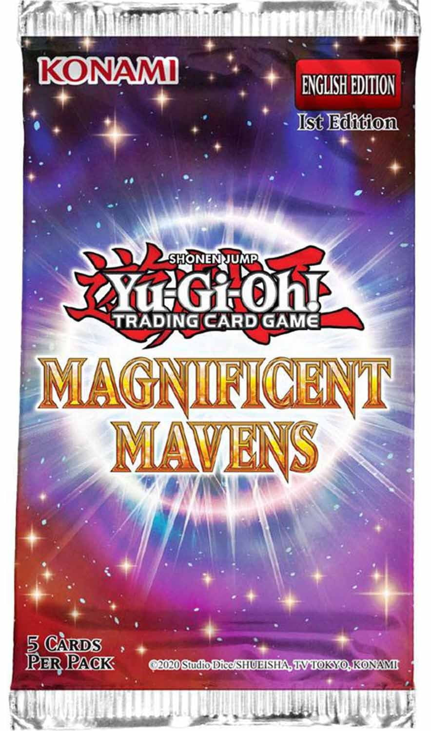 Yu-Gi-Oh! TCG: Magnificent Mavens Booster Display Box (2022 Holiday Box) - 5 Boxes Card Game Konami