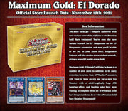 Yu-Gi-Oh! TCG: Maximum Gold El Dorado 1st Edition Mini Box Card Game Konami