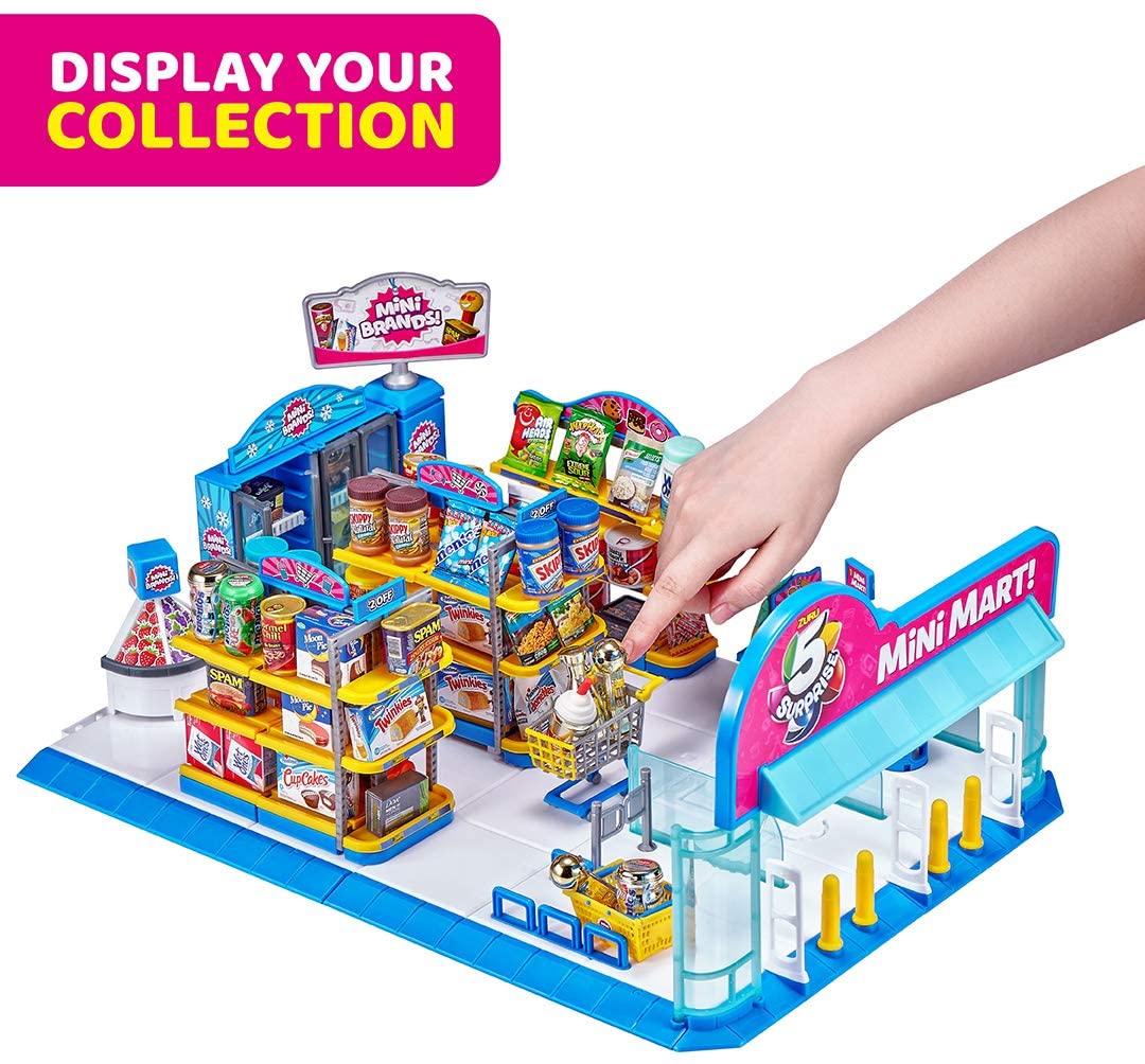 Zuru 5 Surprise Mini Brands Mini Mart w/ 3 Bonus Capsules Toys & Games Zuru