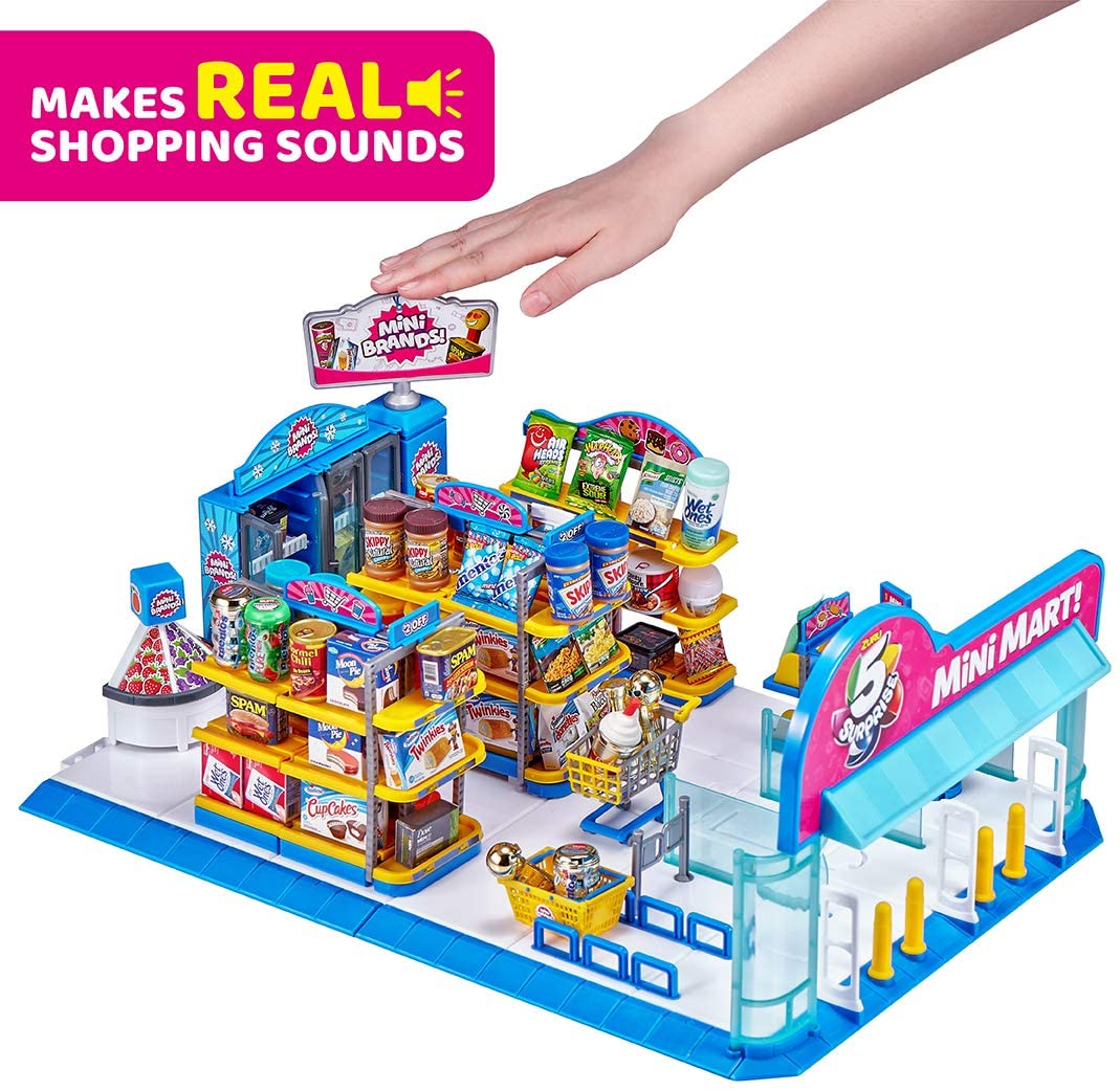 Zuru 5 Surprise Mini Brands Mini Mart w/ 3 Bonus Capsules Toys & Games Zuru