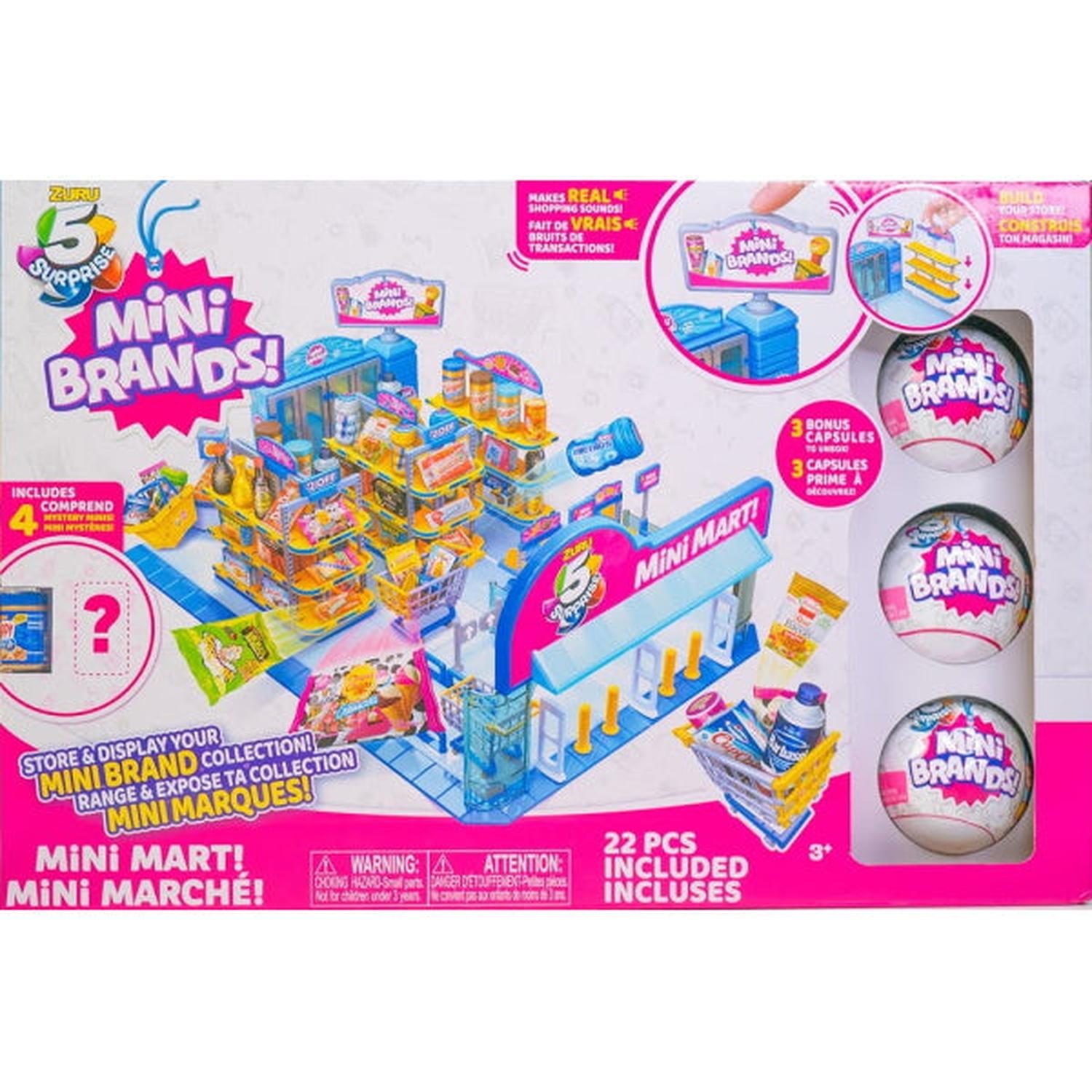 Zuru 5 Surprise Mini Brands Mini Mart w/ 3 Bonus Capsules Toys & Games Zuru