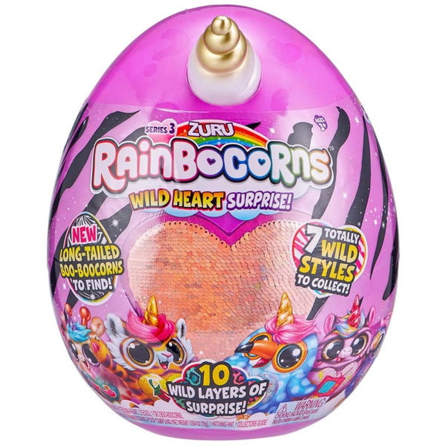 ZURU Rainbocorns Wild Heart Surprise Series 3 Mystery Egg Toys & Games Zuru